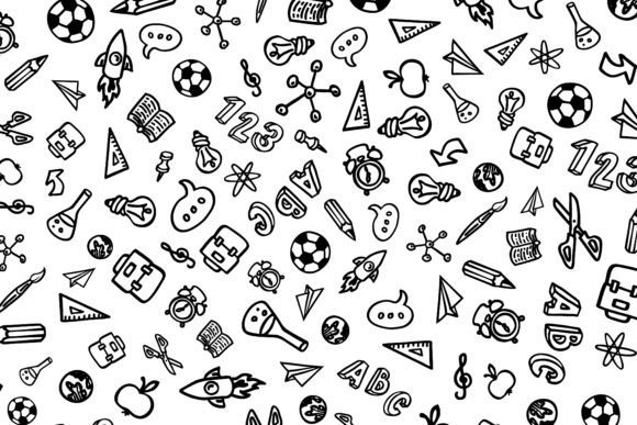 Branding With School Education and Science Graphics