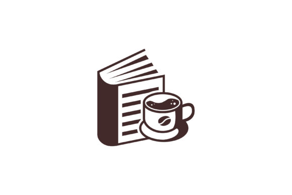 Coffee Book Logo Graphics for Local Branding
