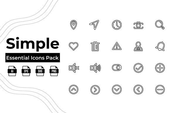Essential Icons Pack -2: A Graphics Creator’s Take