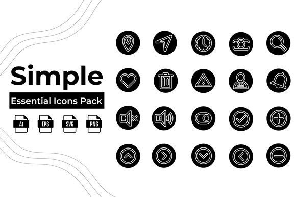 Essential Icons Pack -3: A Graphic Design Asset for Local Branding