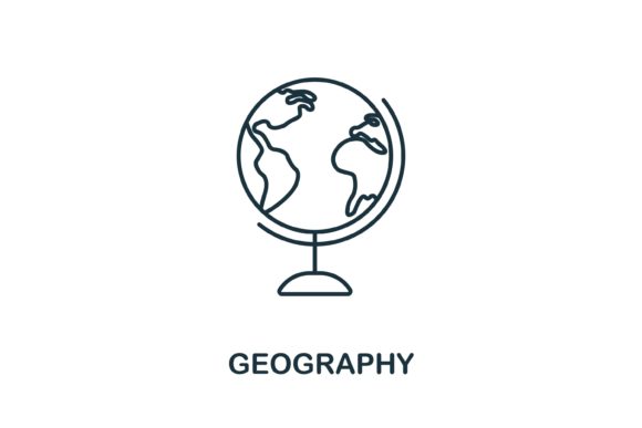 Geography Icon for Modern Branding