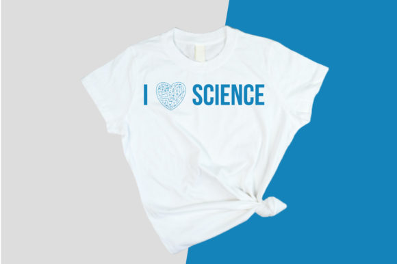 I Love Science Graphics for Print Templates
