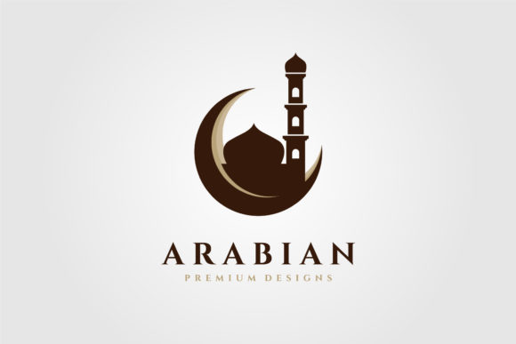 Islamic Logo Vector Symbol with Mosque Graphics