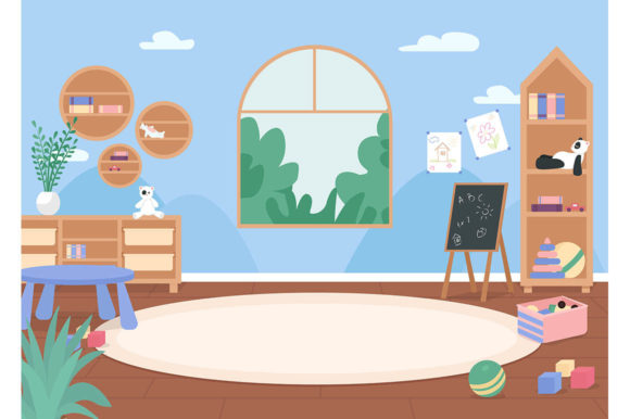 Kindergarten Classroom Graphics for Branding and Marketing
