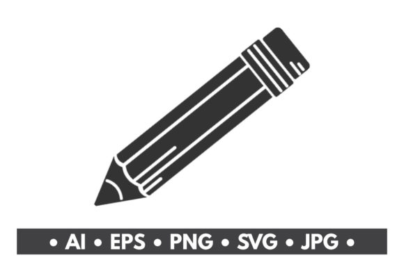 Pencil Icon Graphics for Creative Branding