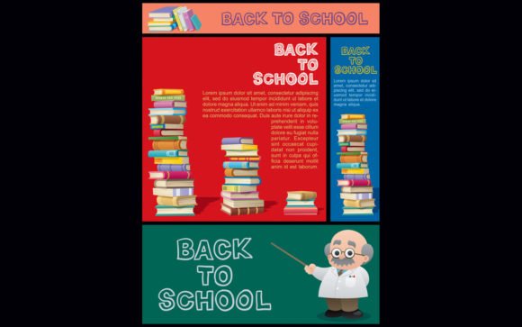School Banner Set Part 3 Graphics for Crafting