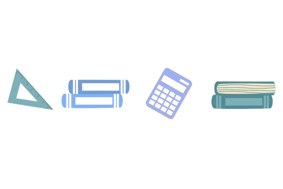 School Education Set Graphics