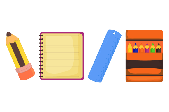 School Education Vector Graphics