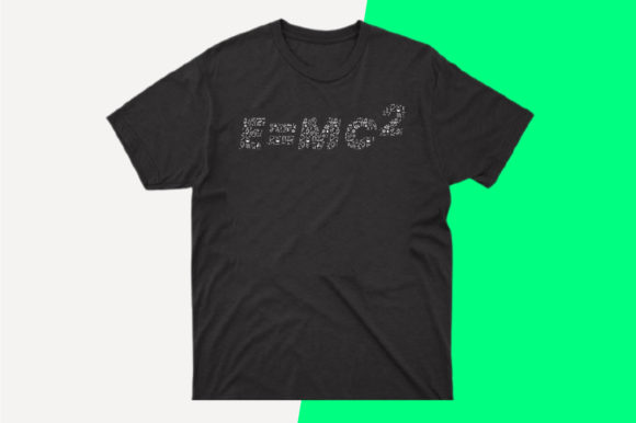 Science T-shirt, E mc2 T-shirt: A Graphic Design Asset for Branding and Marketing