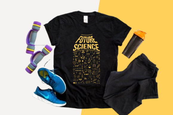 Science T-shirt, Future Science Bottle Graphics