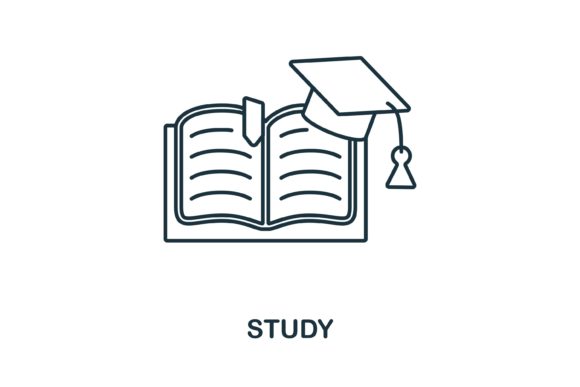 Study Icon Graphics for Modern Branding