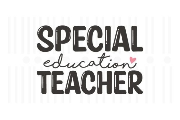 Teacher SVG for Embroidery