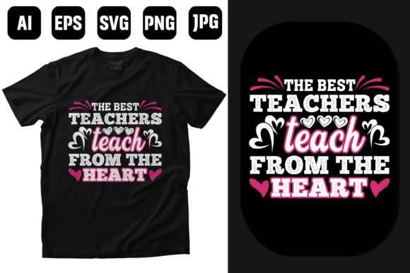 The Best Teachers T-shirt Design