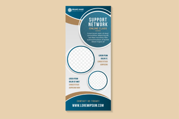 Vertical Graphic for Network Support Online Class